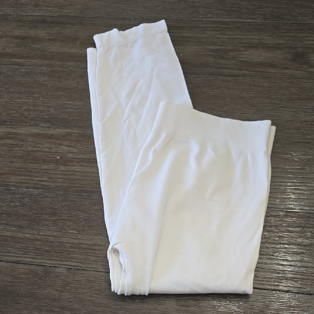 Cupio White Stretch High-Rise Leggings